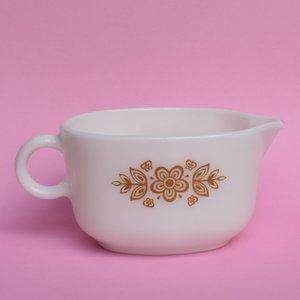 PYREX • gravy cup • Butterfly Gold